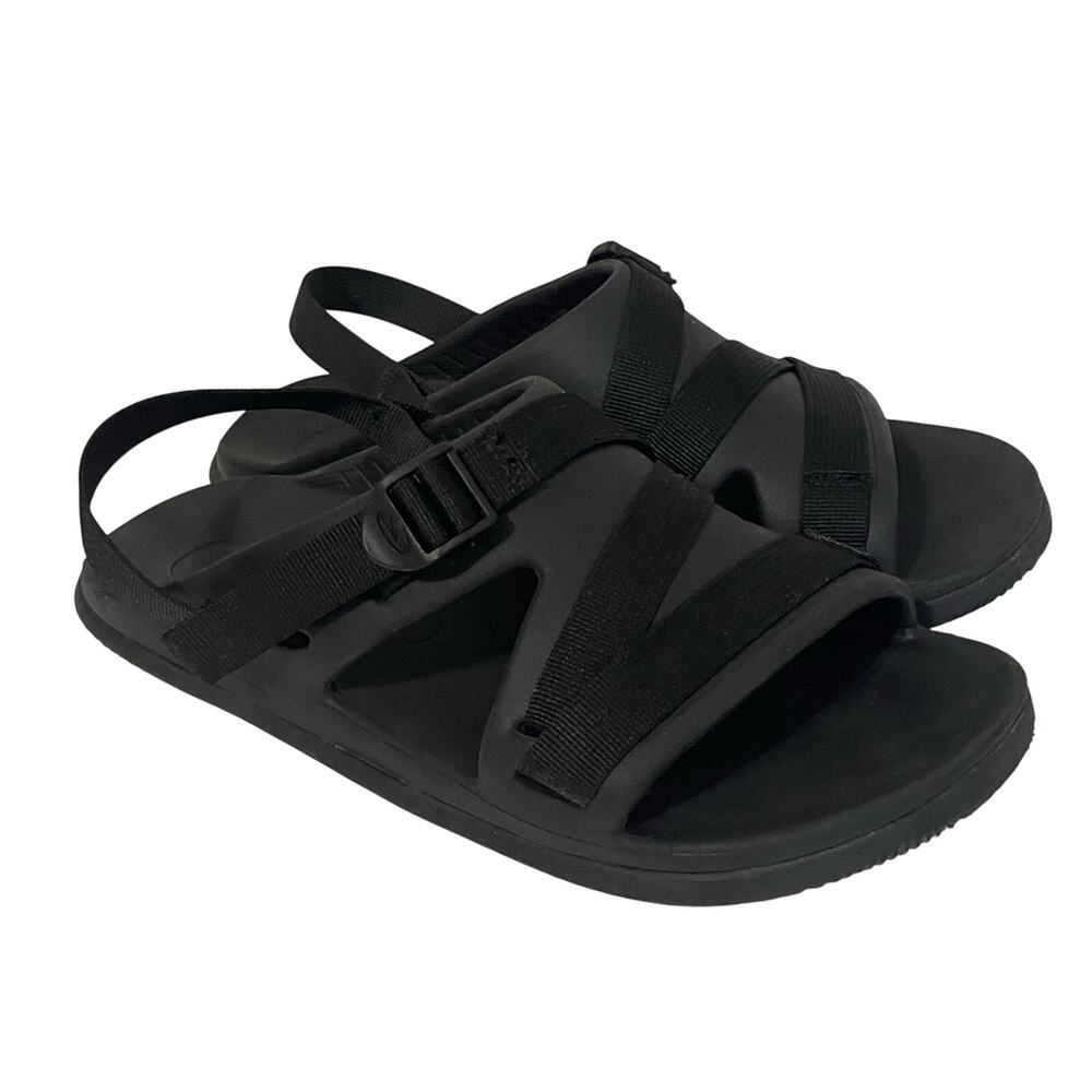 Chaco Chillos Men’s Sport Slides Athletic Sandals Slingback Slip On Sz 12 Black
